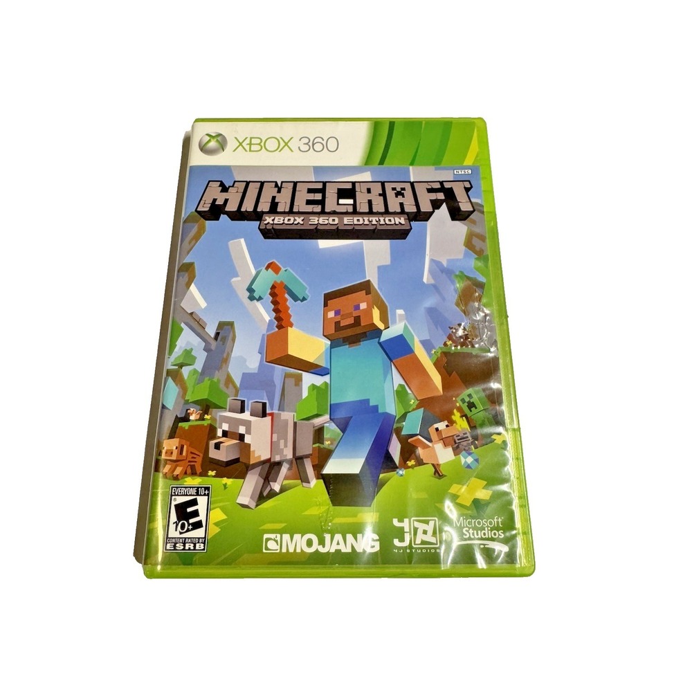 XBOX 360 MICROSOFT MINECRAFT VIDEO GAME XBOX 360 EDITION